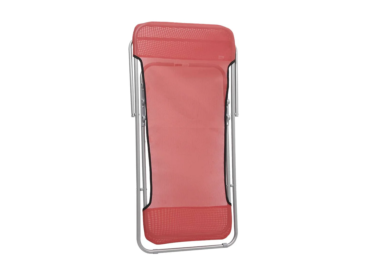 Chaises plage pliantes lot de 2 textilène acier enduit poudre