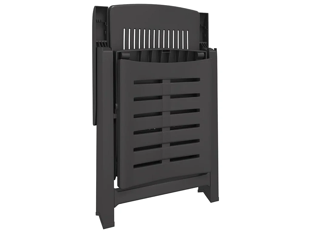 Chaise longue anthracite plastique