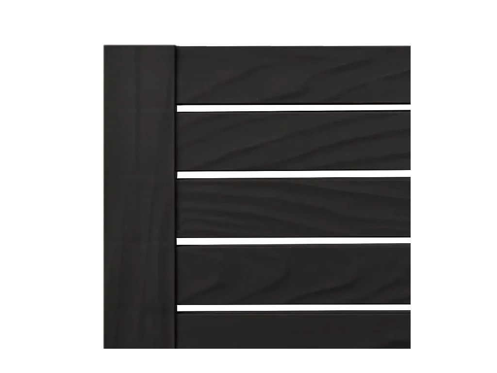 Chaises longues lot de 2 noir 155x58x83 cm polypropylène