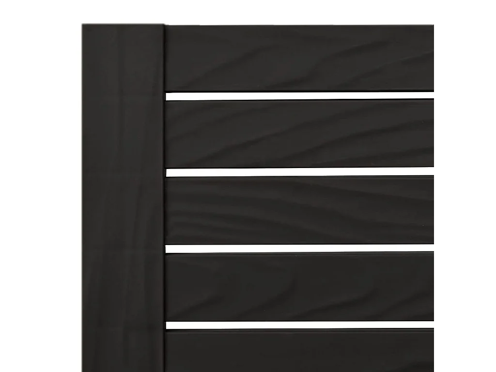 Chaises longues lot de 2 noir 155x58x83 cm polypropylène