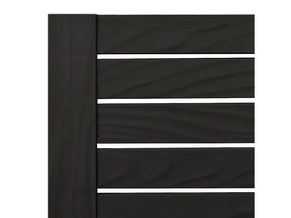Chaises longues lot de 2 noir 155x58x83 cm polypropylène