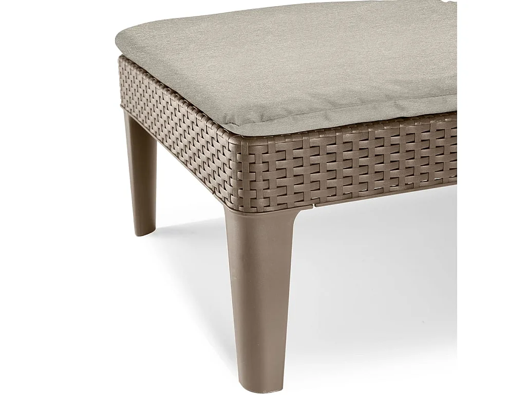 Sonnenliege Jaipur Cappuccino-Braun 235163