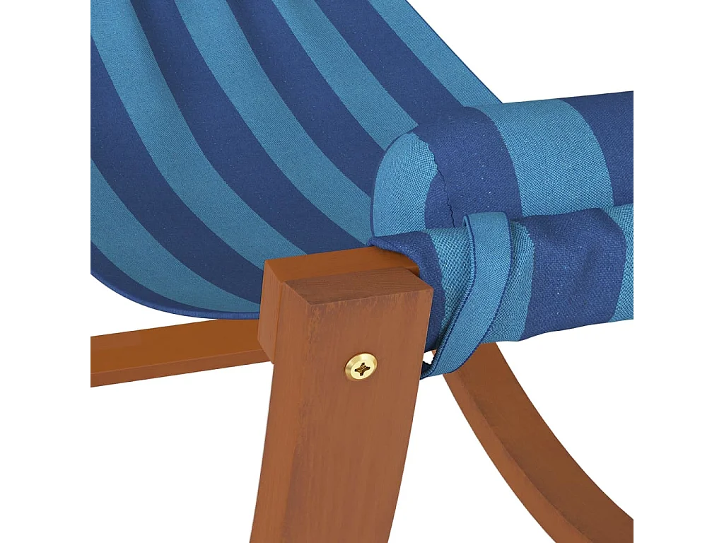 Hangmatschommel voor kinderen stof blauw gestreept