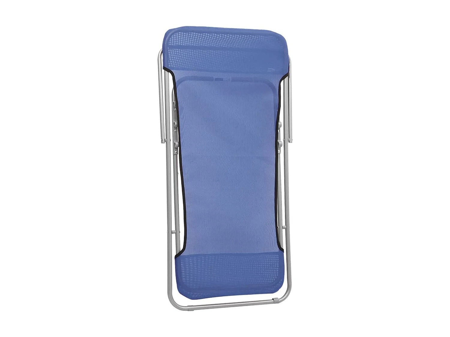 Strandstühle 2 Stk. Blau Textilene & Pulverbeschichteter Stahl