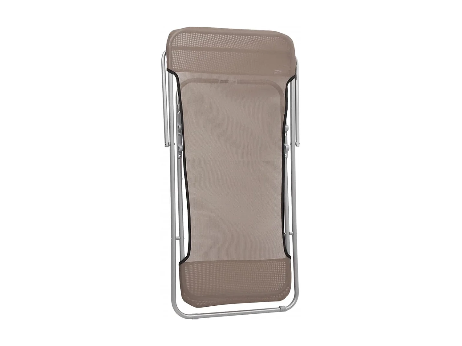 Chaises plage pliantes lot de 2 textilène acier enduit poudre