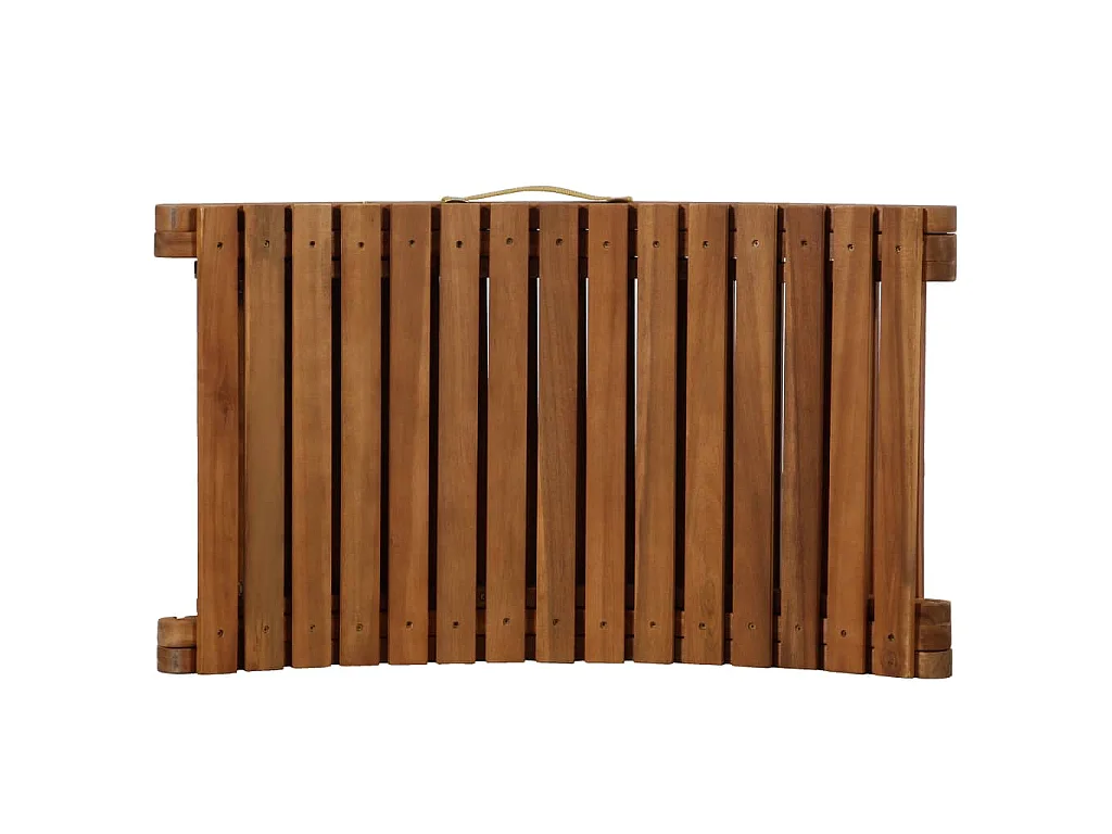 Lettini Prendisole con Cuscini 2pz Bianco Crema Massello Acacia