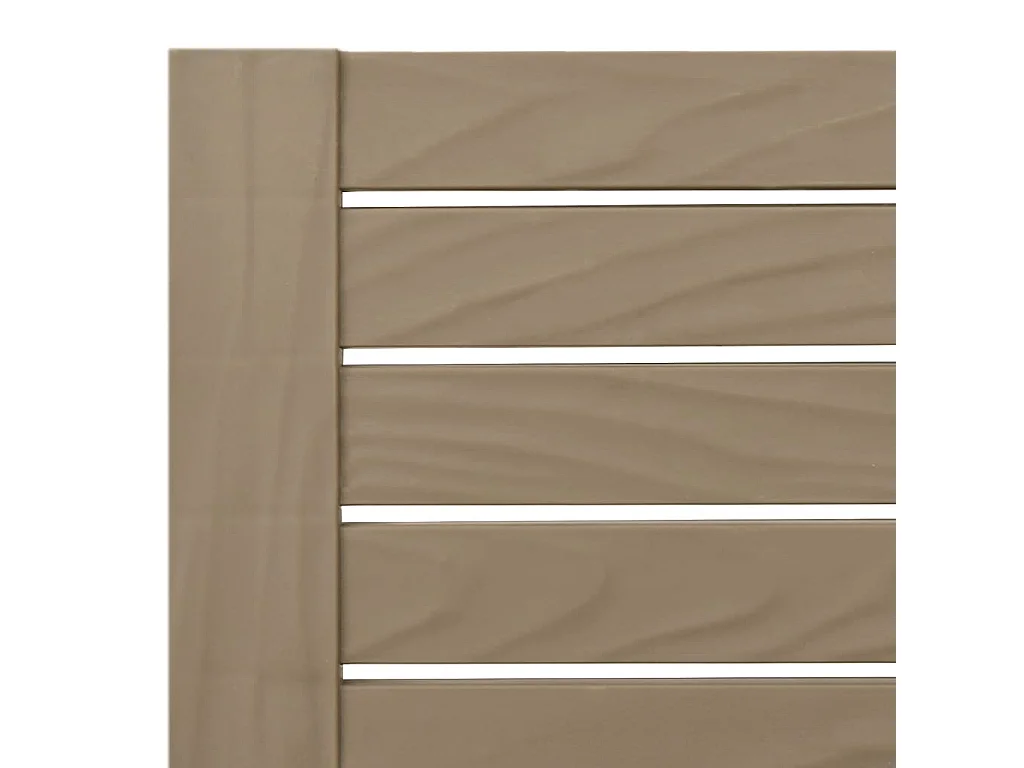 Sonnenliege Hellbraun 155x58x83 cm Polypropylen