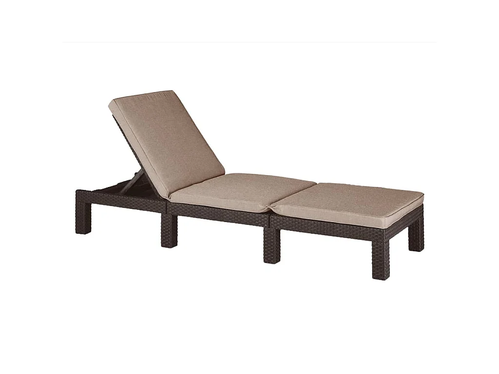 Leżak ogrodowy Keter Daytona Deluxe 65 x 195 cm, brązowy