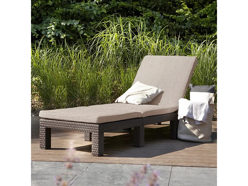 Leżak ogrodowy Keter Daytona Deluxe 65 x 195 cm, brązowy