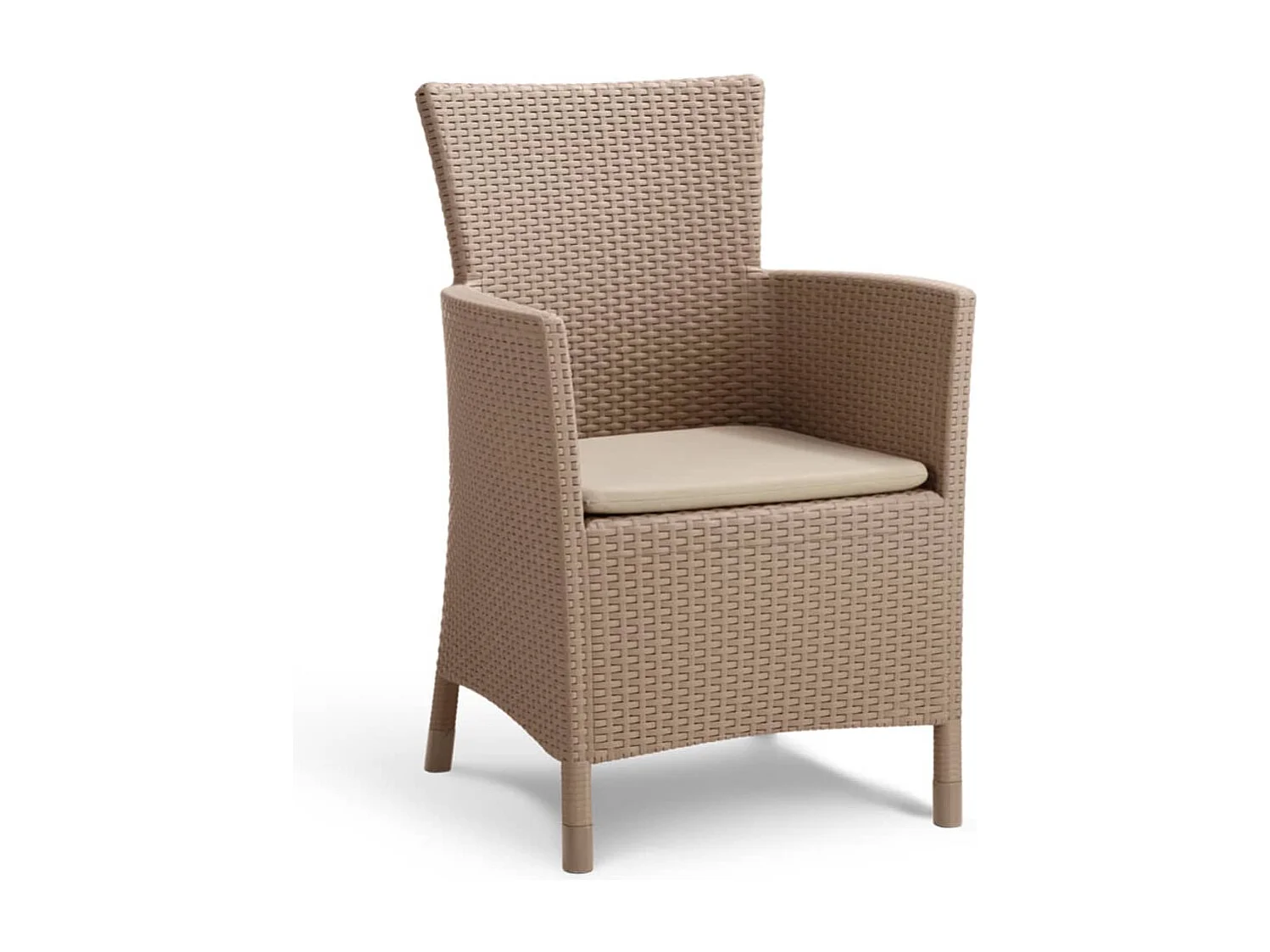 Jeu de salle à manger d'extérieur 3 pcs Iowa Cappuccino 223929