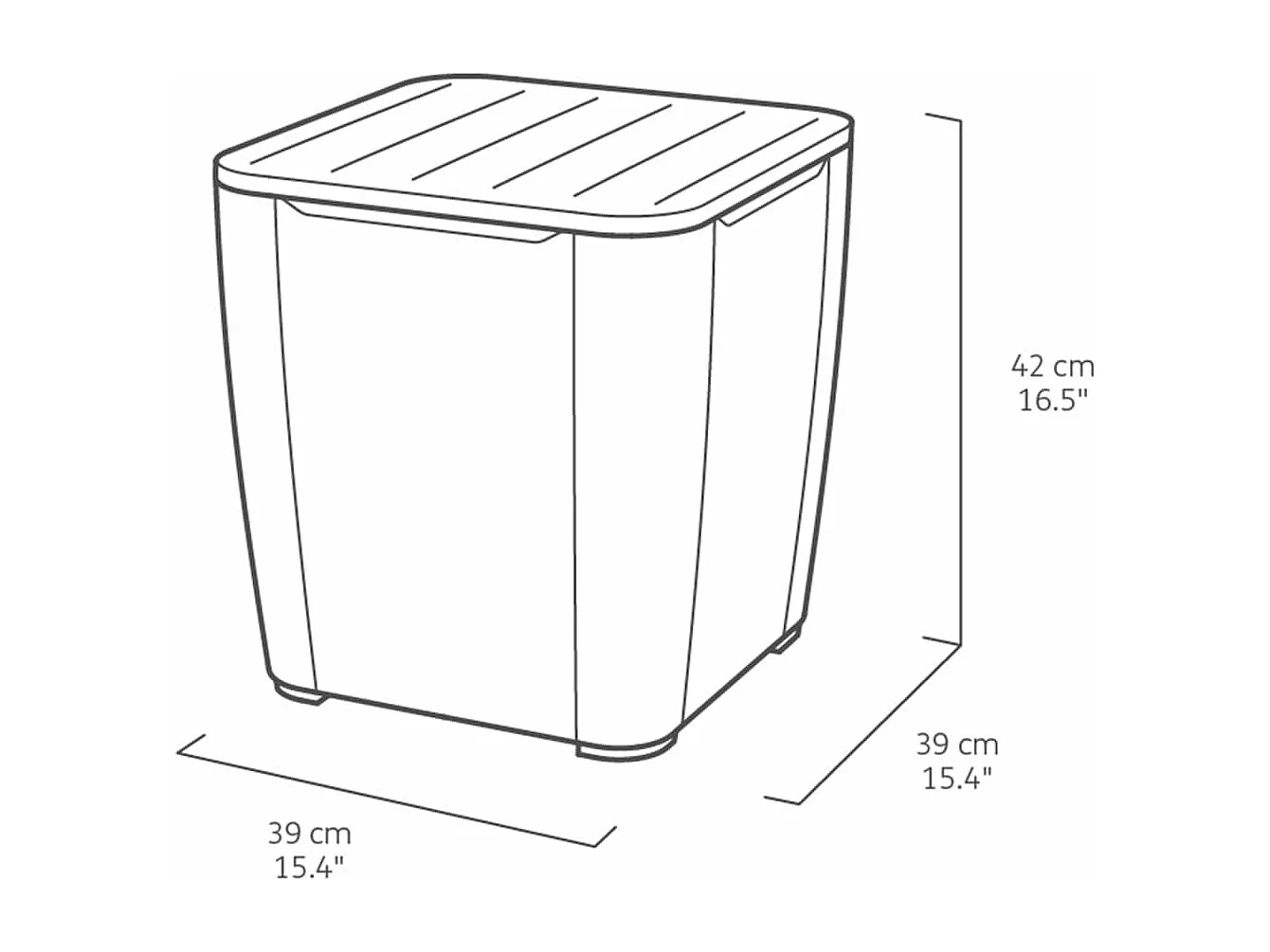 Jeu de salle à manger d'extérieur 3 pcs Iowa Cappuccino 223929
