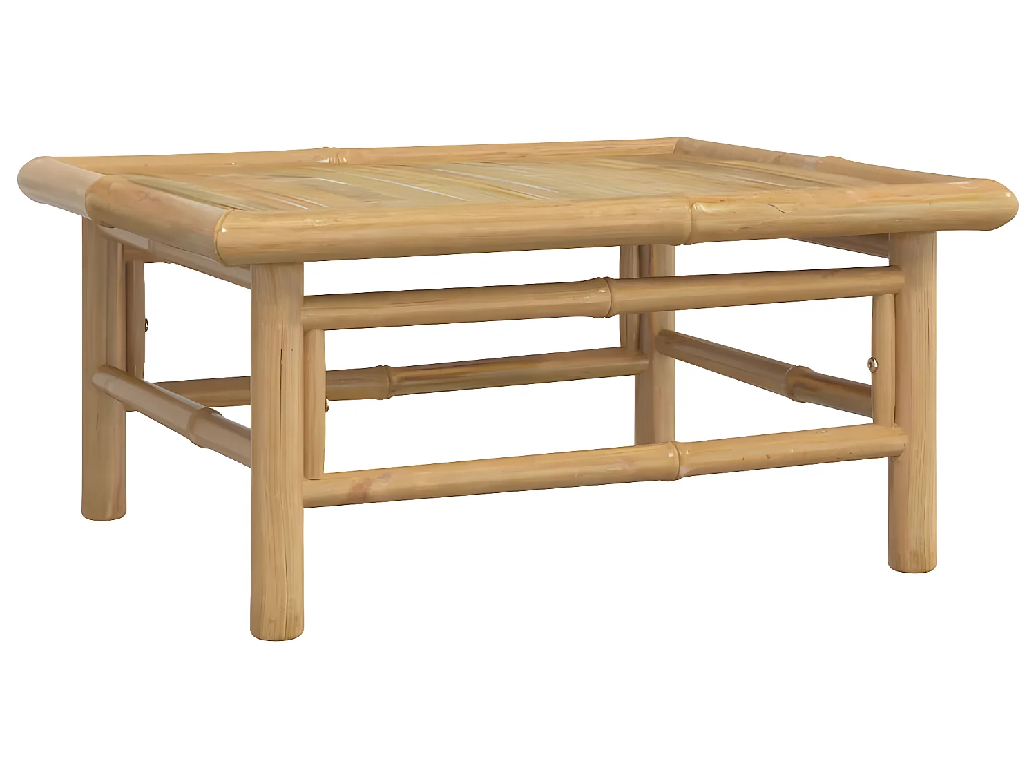 12 pcs conjunto lounge de jardim bambu c/ almofadões verdes