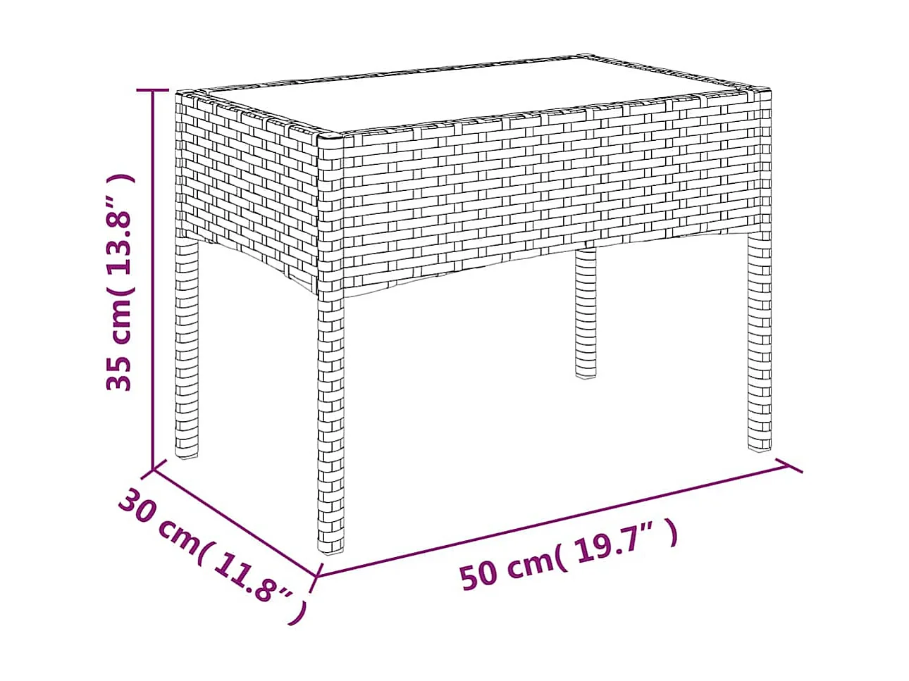 Set Divani da Giardino 4 pz con Cuscini Nero in Polyrattan