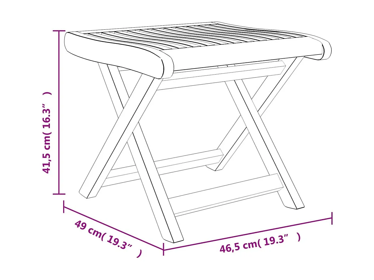Salon de jardin 5 pcs bois massif de teck