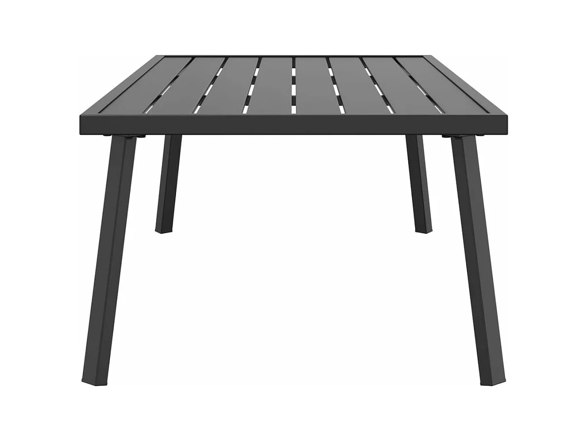 Garten Couchtisch Anthrazit 110x55x35cm Stahl