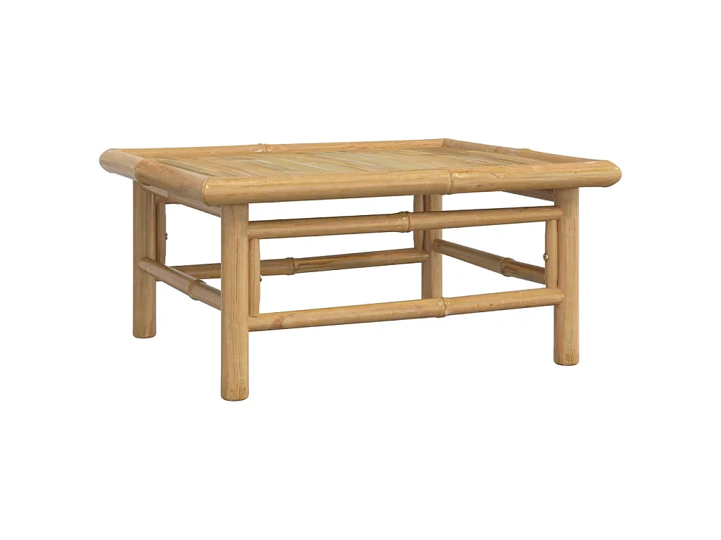 Set Salotto da Giardino 12pz con Cuscini Tortora Bambù