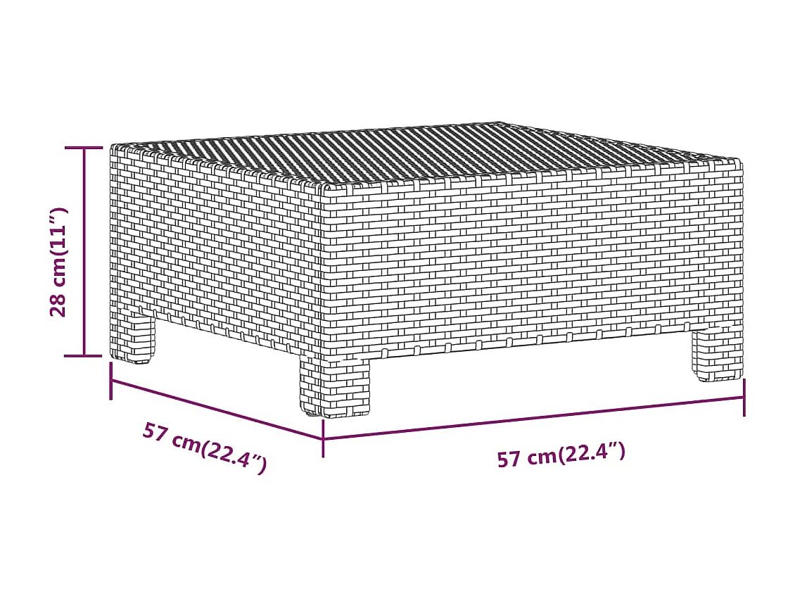 Set Divani da Giardino 5 pz con Cuscini in Polyrattan Grigio