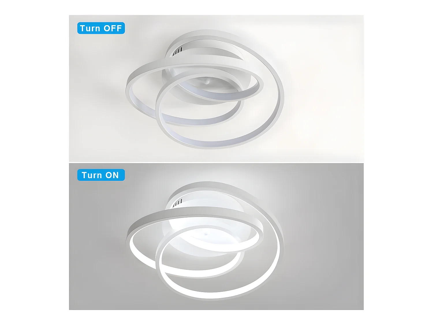 Techo LED LED Modern Round, 30*10 cm, blanca, 40 W Lámpara de techo para dormitorio