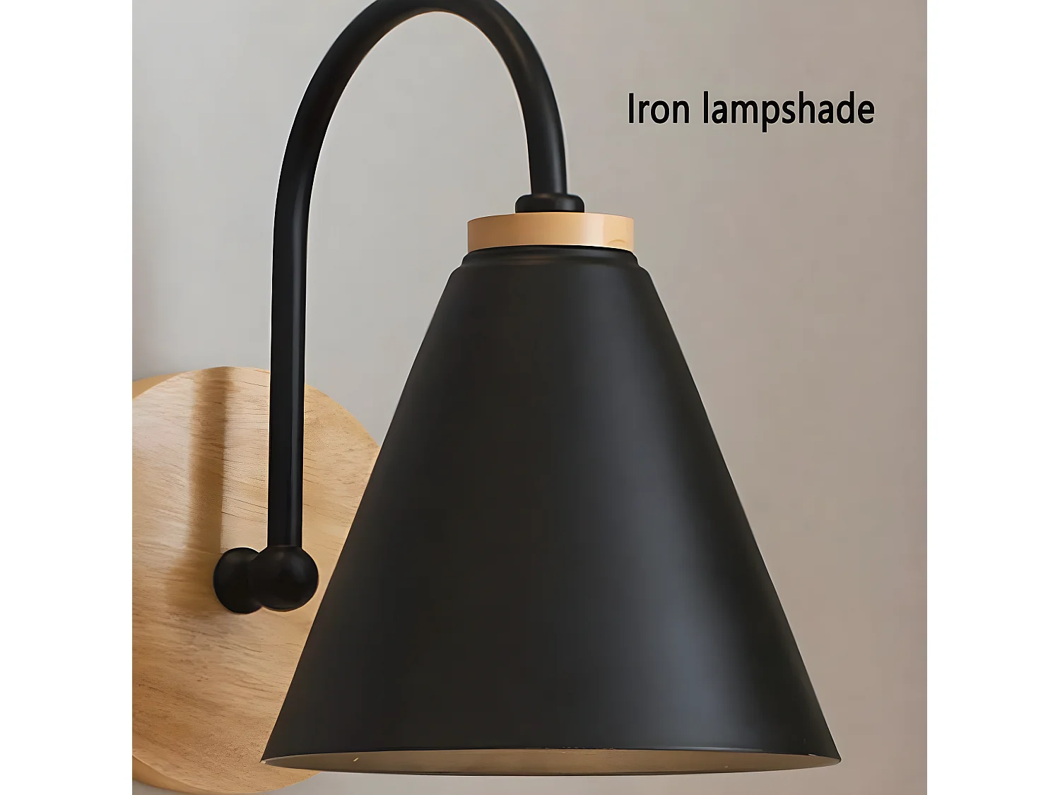 applique de chevet bois scandinave lampe murale e27 base pour chambre à coucher, salon, co