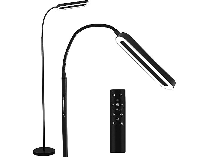 Briloner Leuchten 1297-015 LED, lampadaire à Gradation, régulateur de