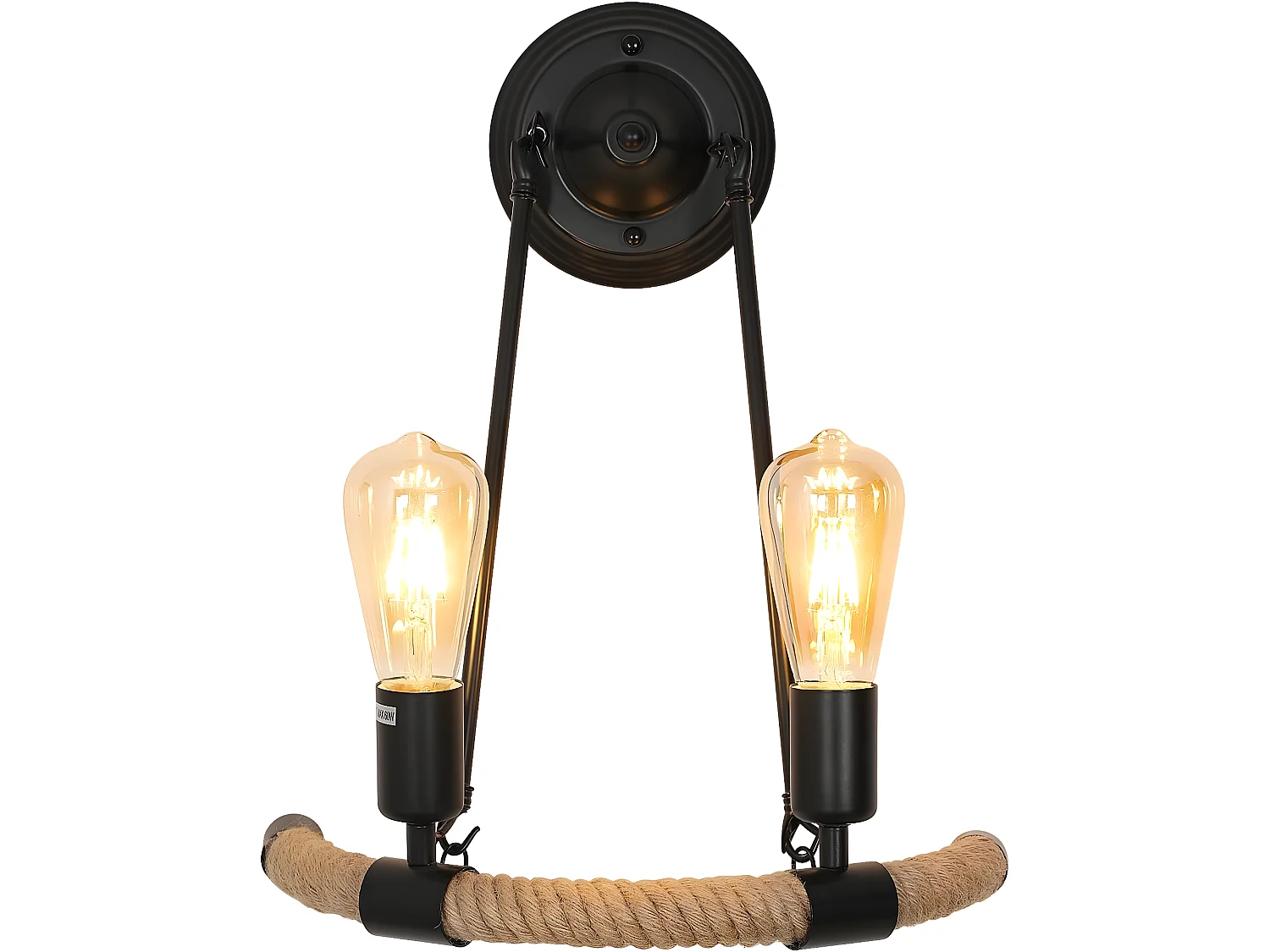 Applique Murale Intérieure LED, 16W Lampe Murale Moderne 3000K Lumière
