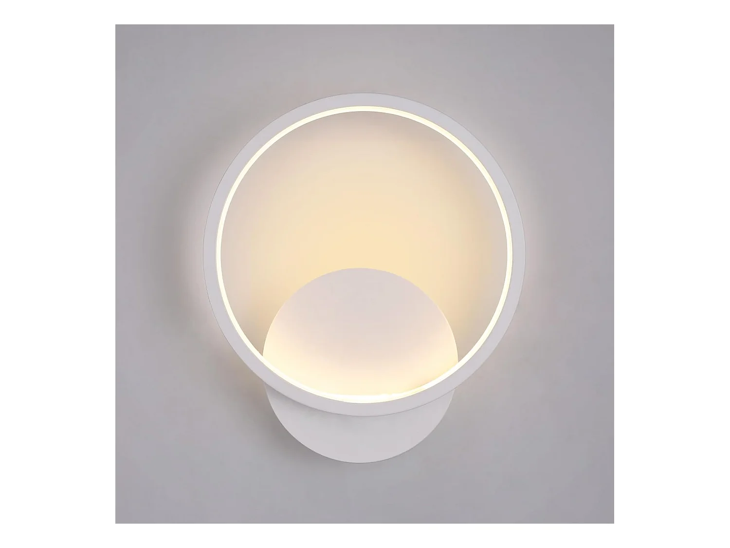 applique murale led interieur ronde blanc chaud acrylique luminaire murale interieur,12w,