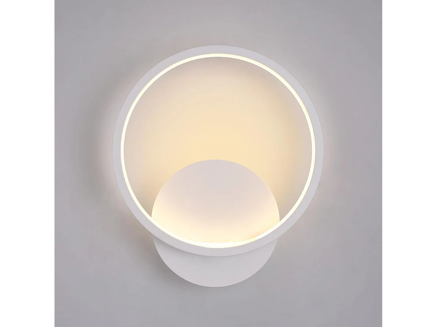 applique murale led interieur ronde blanc chaud acrylique luminaire murale interieur,12w,