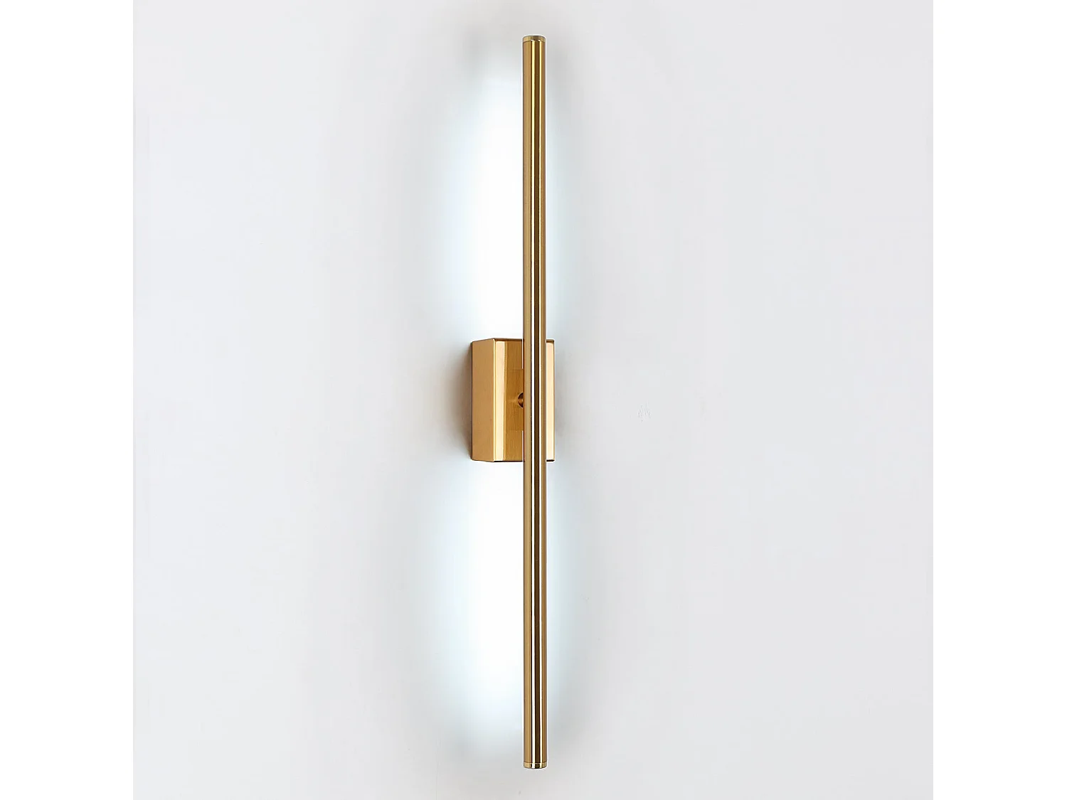 Applique murale intérieure led minimaliste moderne, or, 60*2cm, 8w, lumière blanc froid