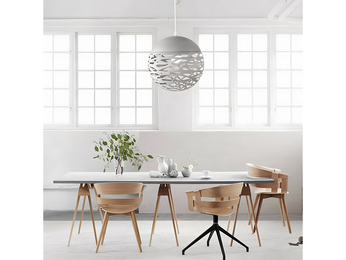 Lampadario Nordico Geometrico In Ferro Battuto Nero: Design Minimalista Per Ristorante E Casa