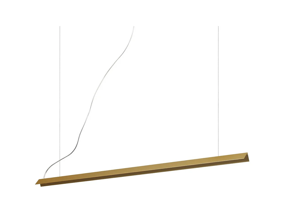 Ideal Lux V-LINE Plafón Led Integrado Colgante Latón 3000K