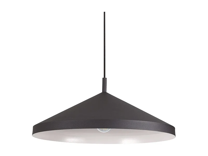 Ideal Lux YURTA Plafonnier Dome Suspension Noir 50cm