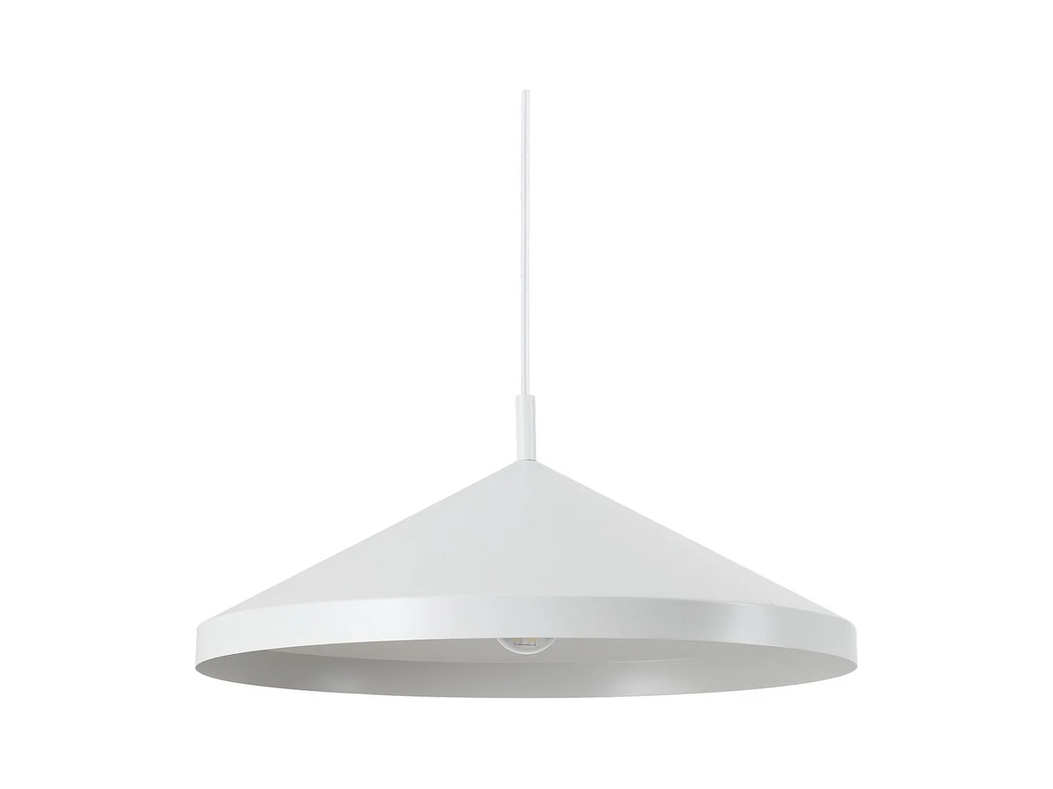 Ideal Lux YURTA Plafonnier Dome Suspension Blanc 50cm
