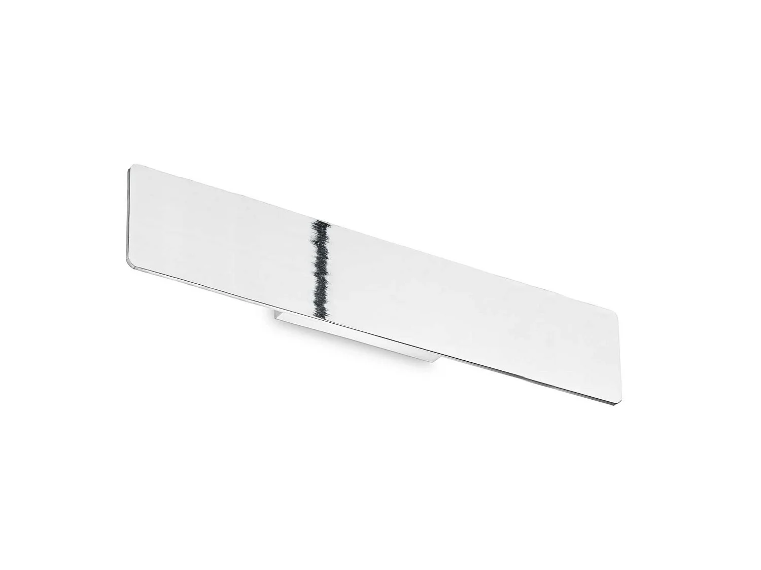 Applique rectangulaire en aluminium finition cromèe