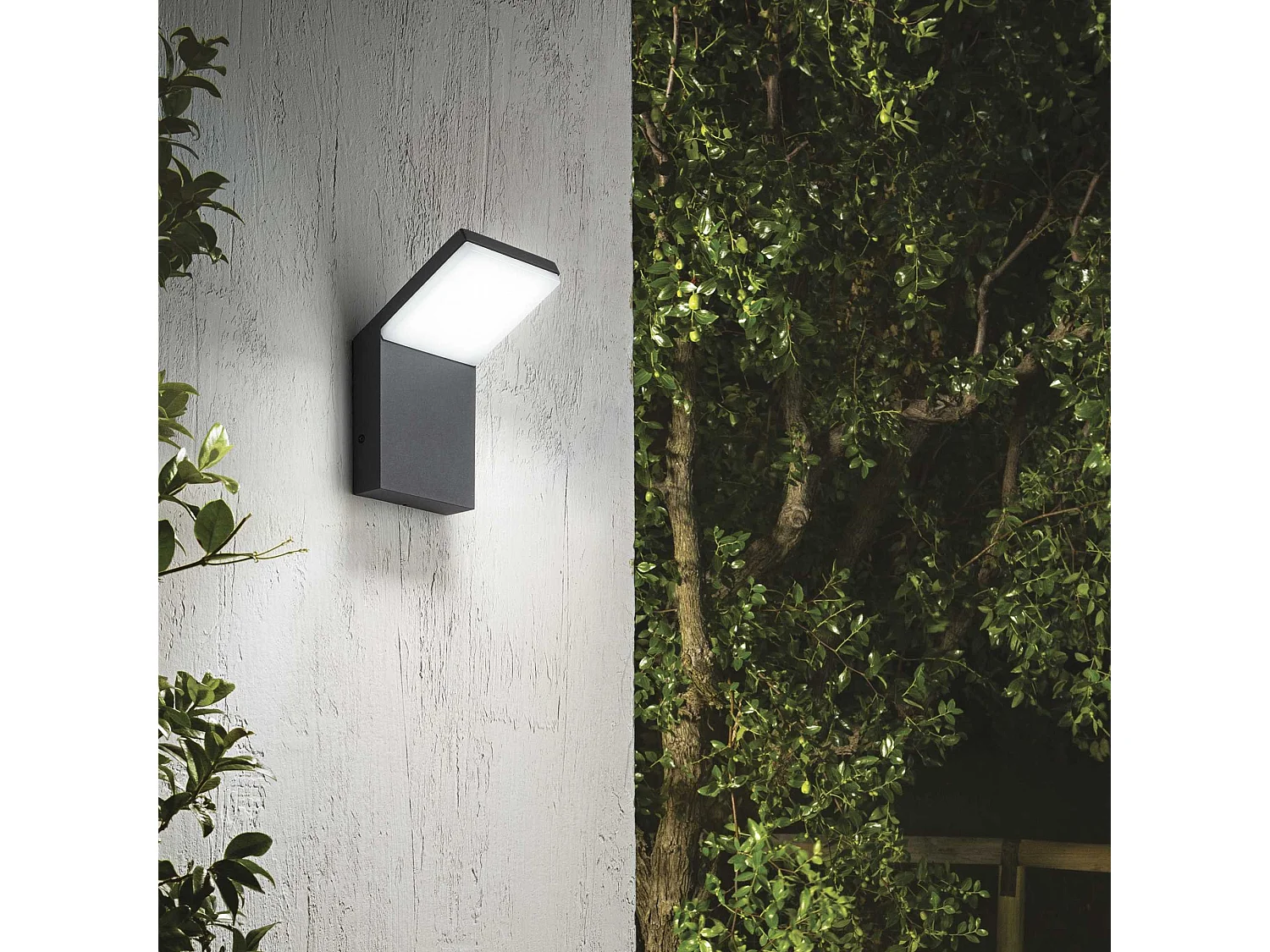 Ideal Lux STYLE - Applique da esterno a LED integrato 1 Luce Antracite 3000K IP54