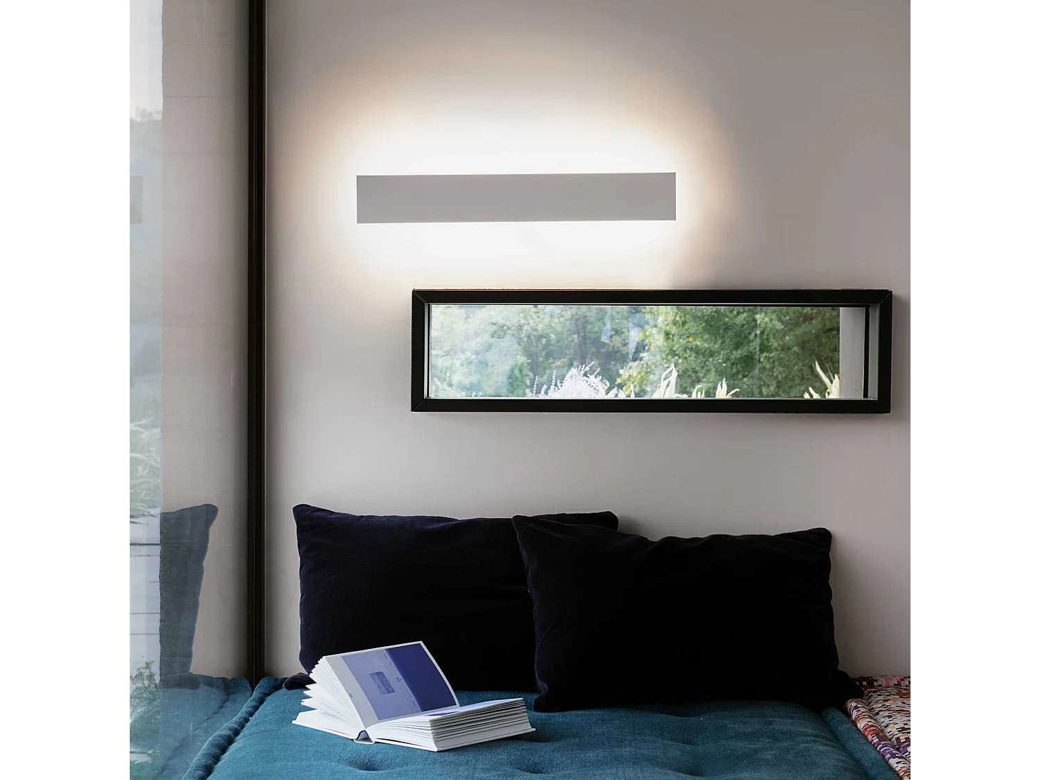 Ideal Lux ZIG ZAG Lampada da parete a LED integrata da 75 cm Cromo, 3000K