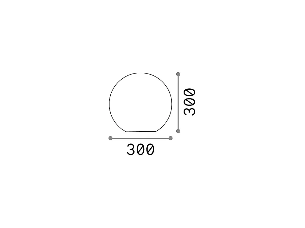 Ideal Lux Sole - 1 luz de suelo para exteriores blanca