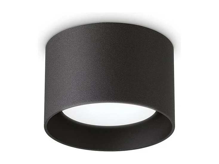 Ideal Lux SPIKE Downlight rond monté en surface noir