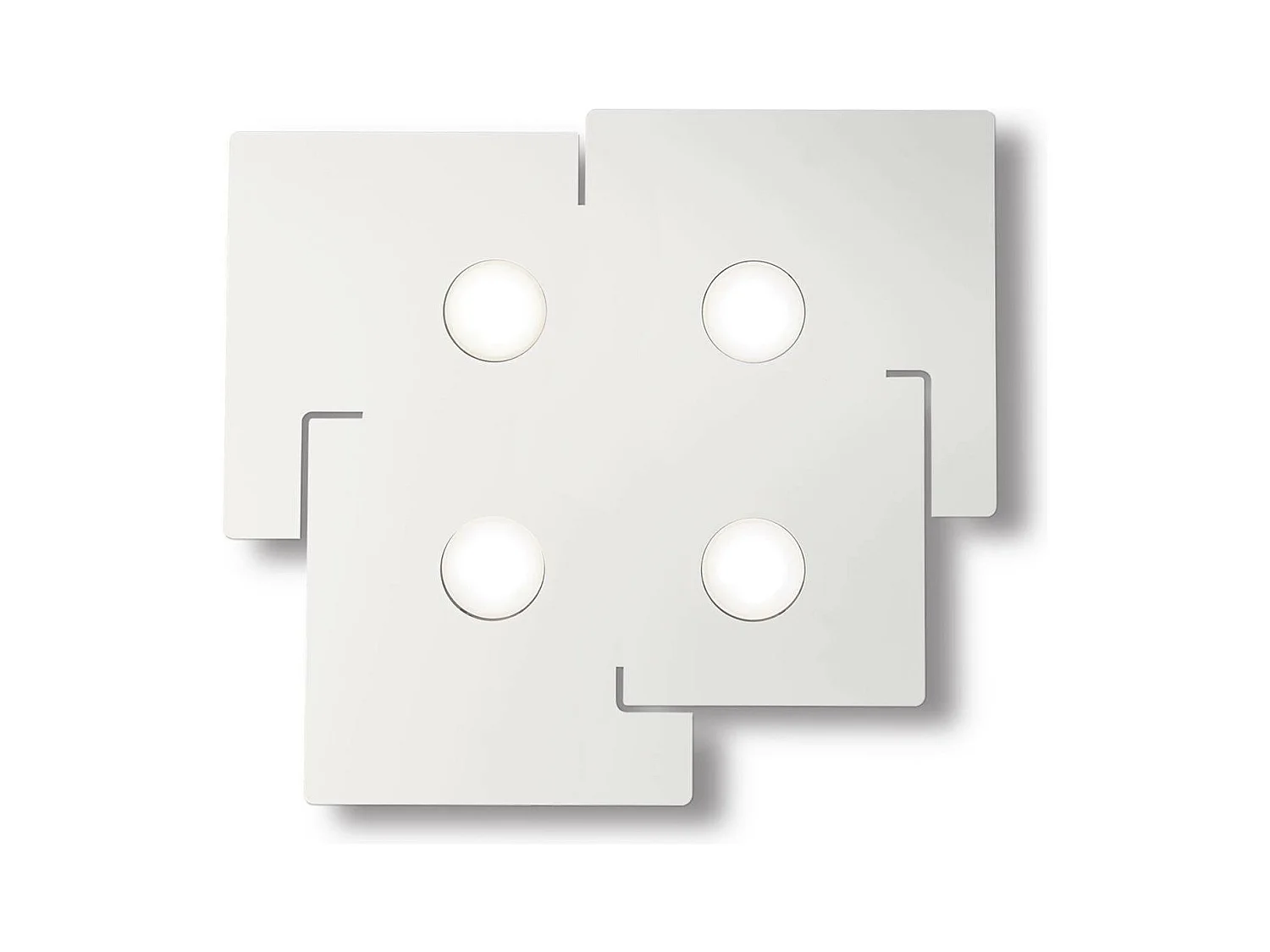 Ideal Lux Totem Plafonnier 4 Lumières Blanc