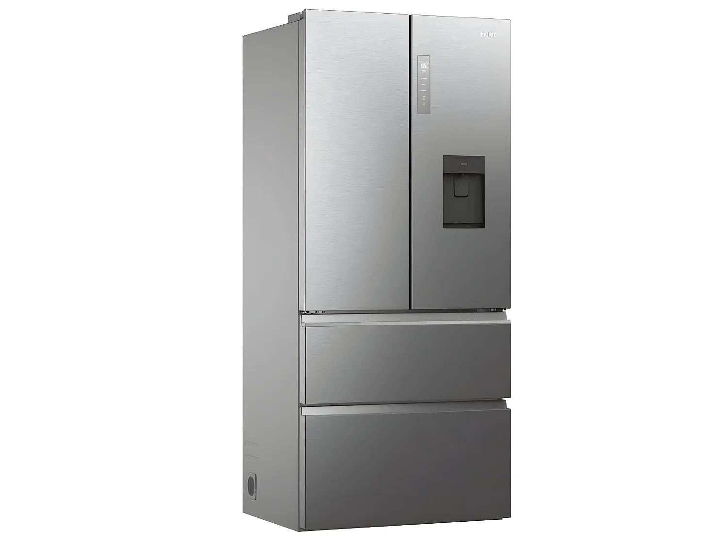 Haier FD 83 Serie 7 HFW7819EWMP Frigorifero Side by Side Libera Installazione 537 L Classe E Platino Acciaio Inossidabile