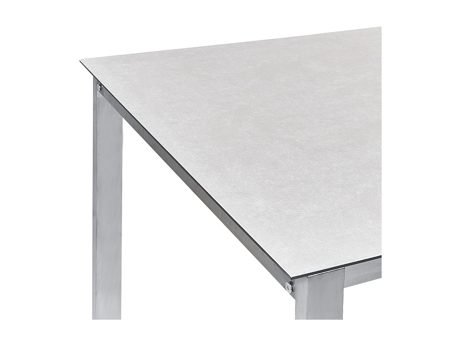 Mesa de jardín COSOLETO 180 cm 90 cm Vidrio Blanco