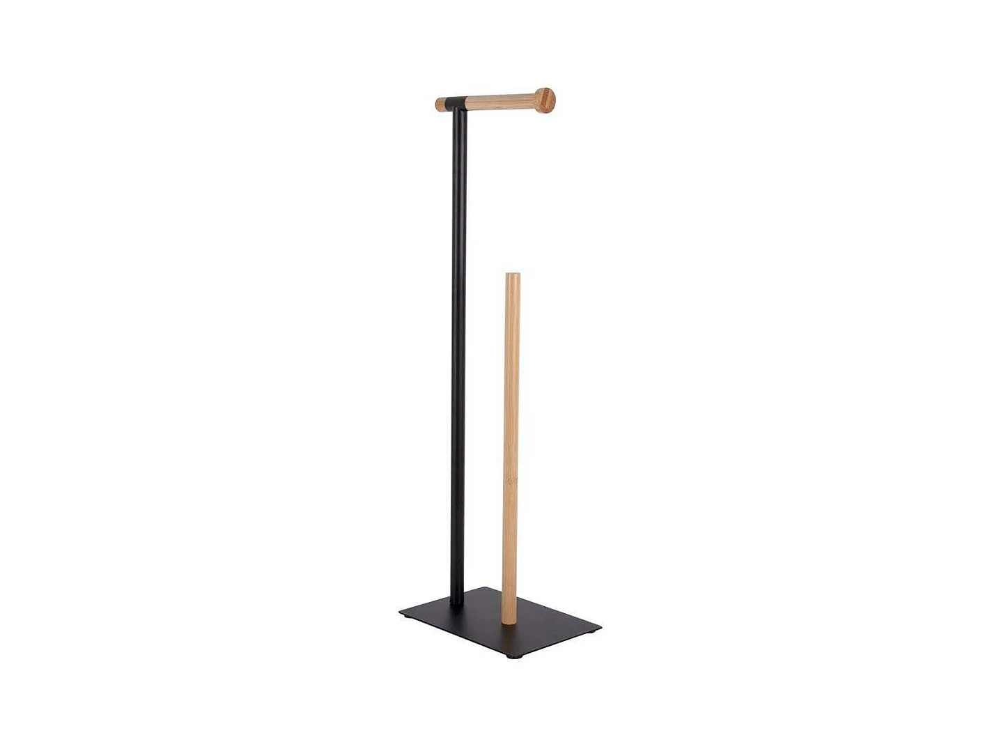 Porte papier-toilette et réserve Accent Deluxe H67cm Noir  Present Time