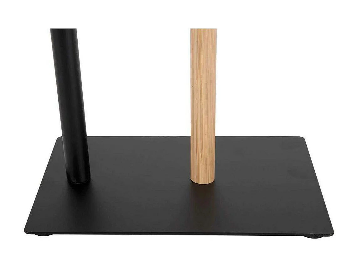 Porte papier-toilette et réserve Accent Deluxe H67cm Noir  Present Time