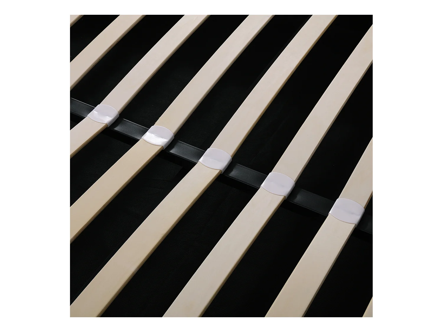 Lit coffre en velours - 160x200cm - avec LED et port de recharge - Gris(table de chevet non compris)