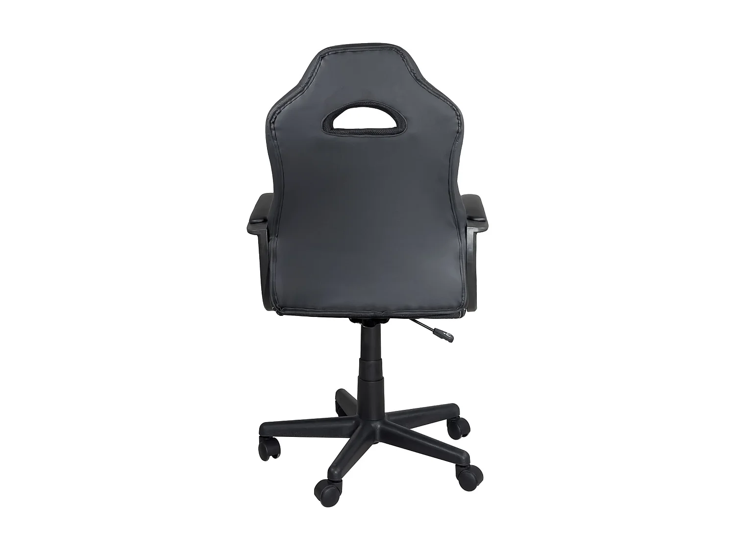 Chaise gamer junior hauteur réglable siège simili pivotant accoudoir rembourré WAN  (Noir bleu)