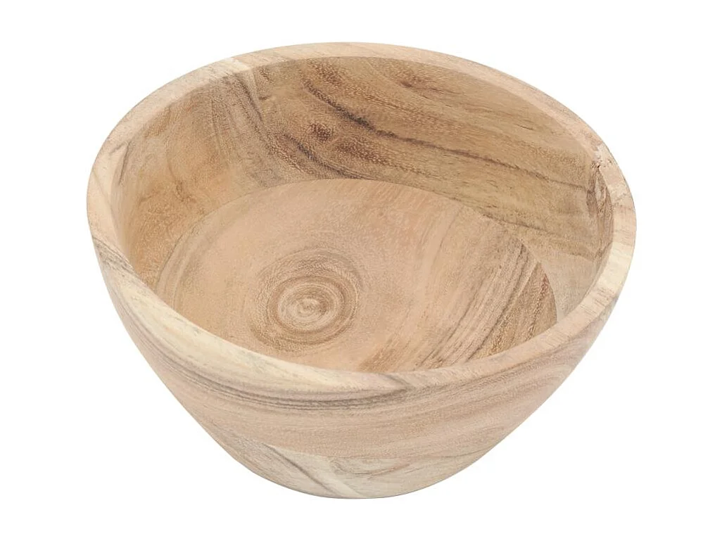 Récipient en bois d'acacia naturel Ø 16 cm