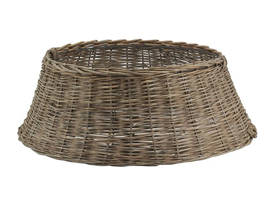 Cache-pied de sapin en osier