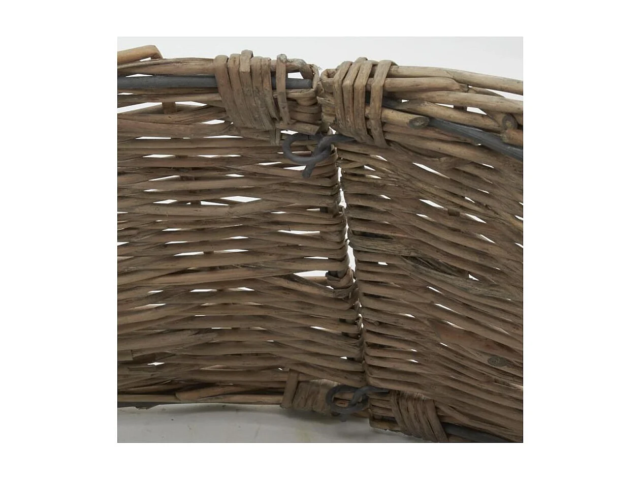 Cache-pied de sapin en osier