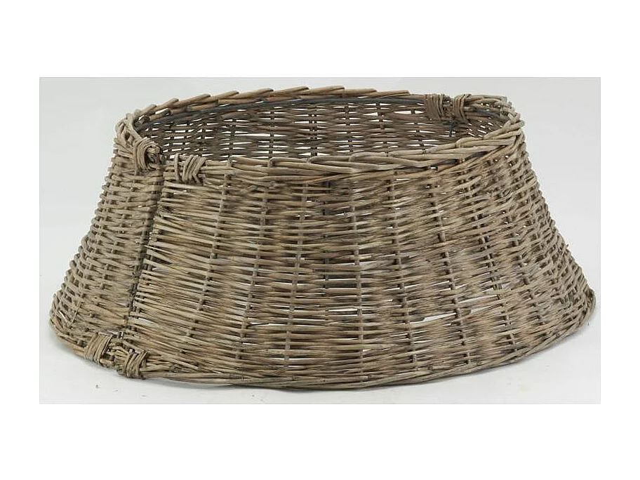 Cache-pied de sapin en osier