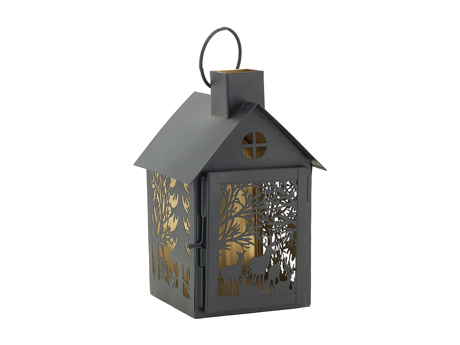 Lanterne en métal Maison Cerf