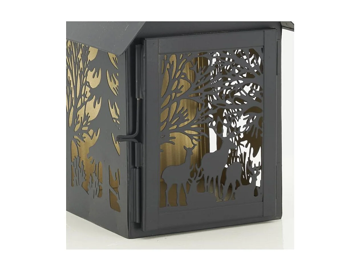 Lanterne en métal Maison Cerf